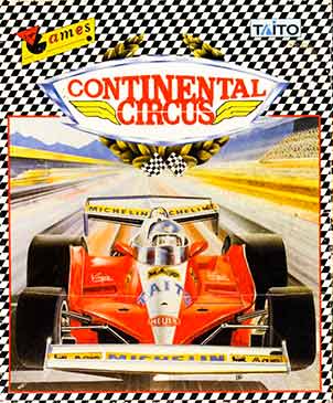 Packaging front cover for Continental Circus